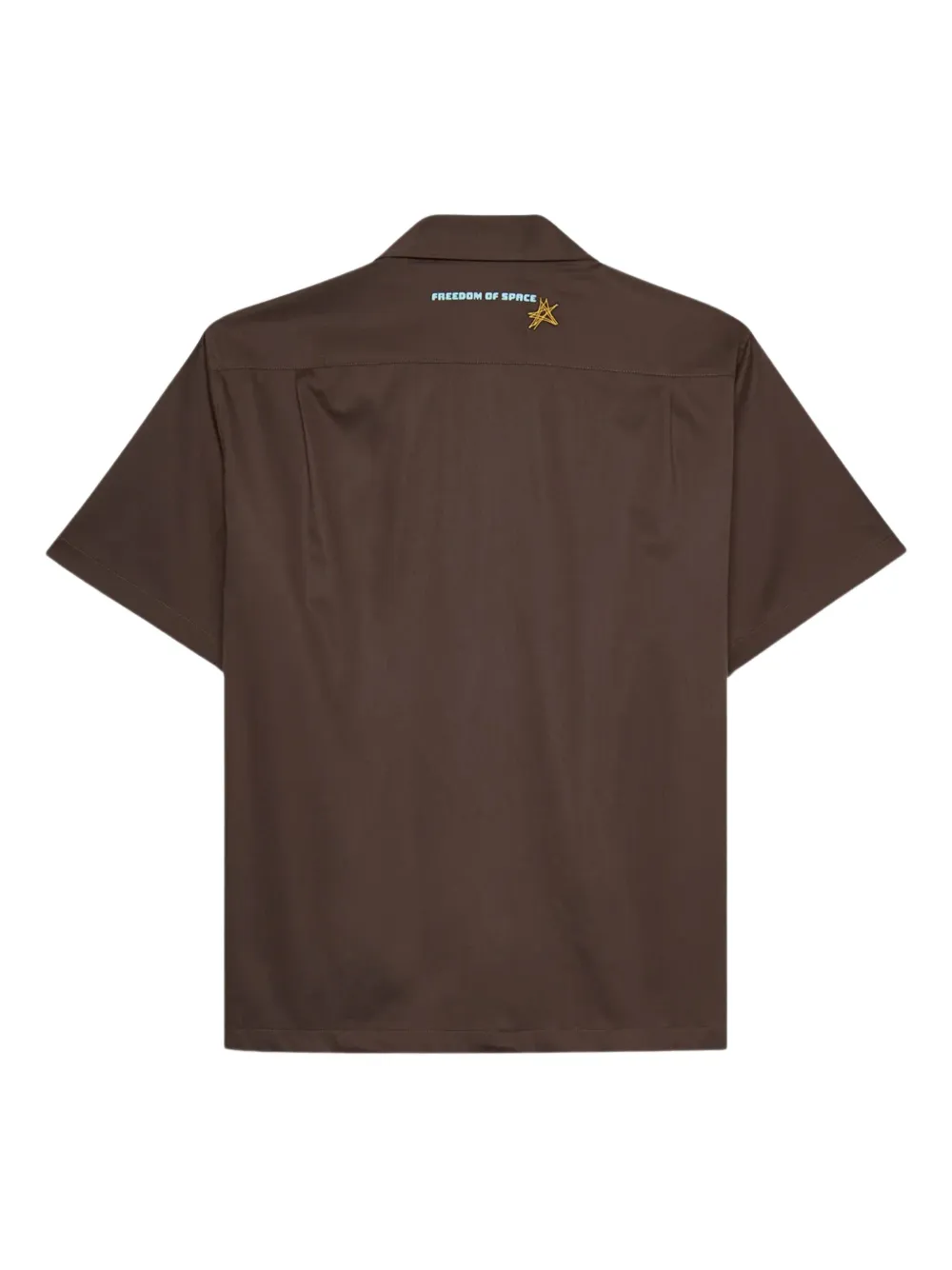 FREEDOM OF SPACE cotton shirt - Bruin