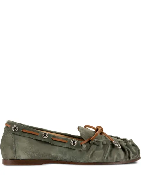 Sartore embellished suede ballet flats