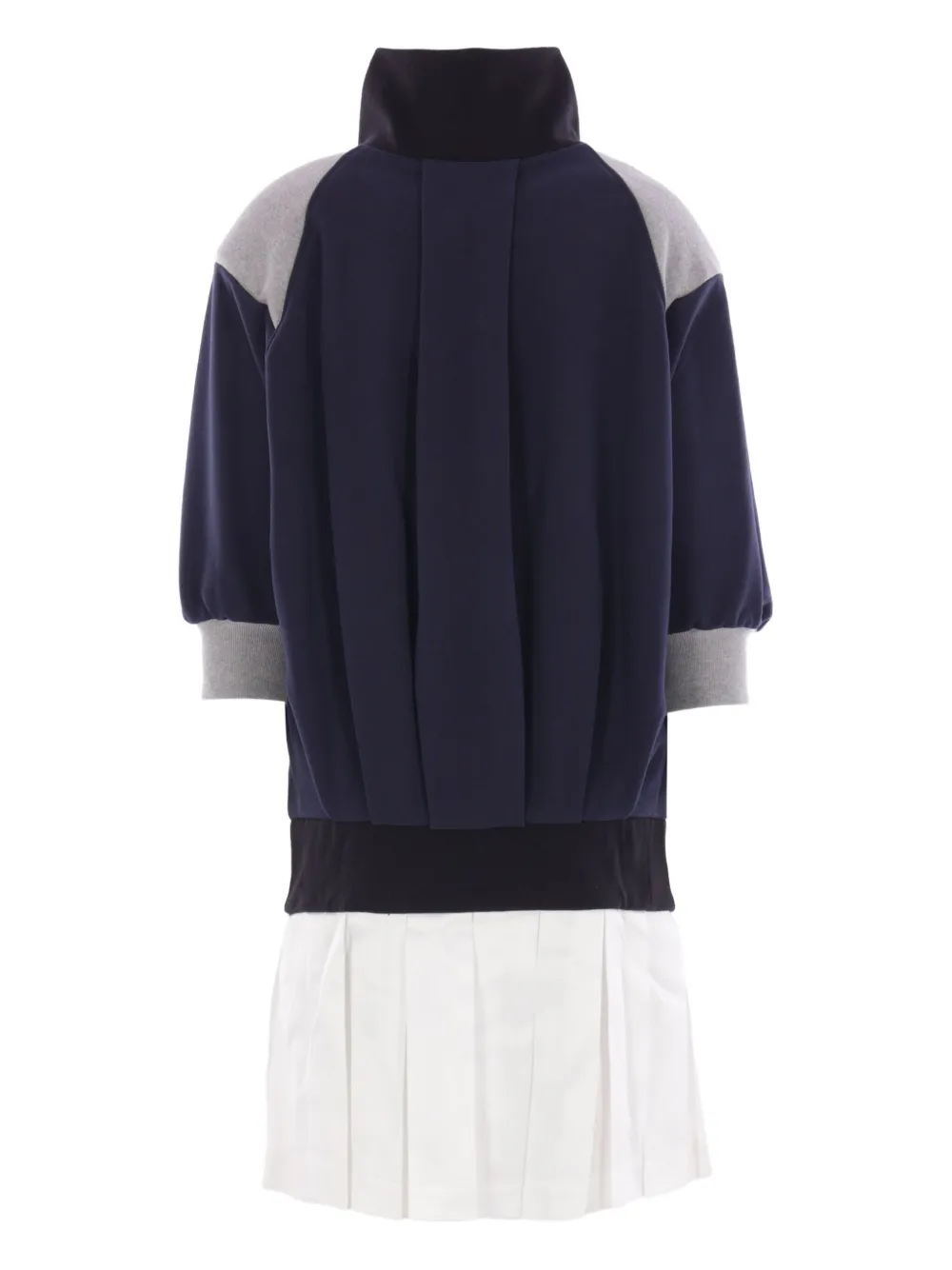 ALL IN technical-fabric bomber dress - Blauw