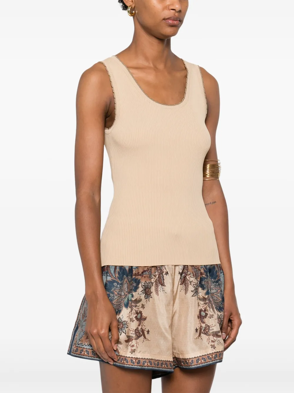 Shop Zimmermann Ascension Scallop Tank Top