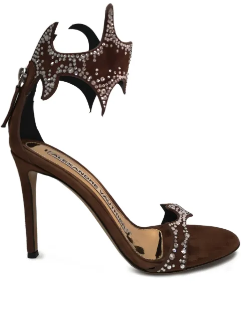 Alexandre Vauthier 105mm crystal-embellished sandals