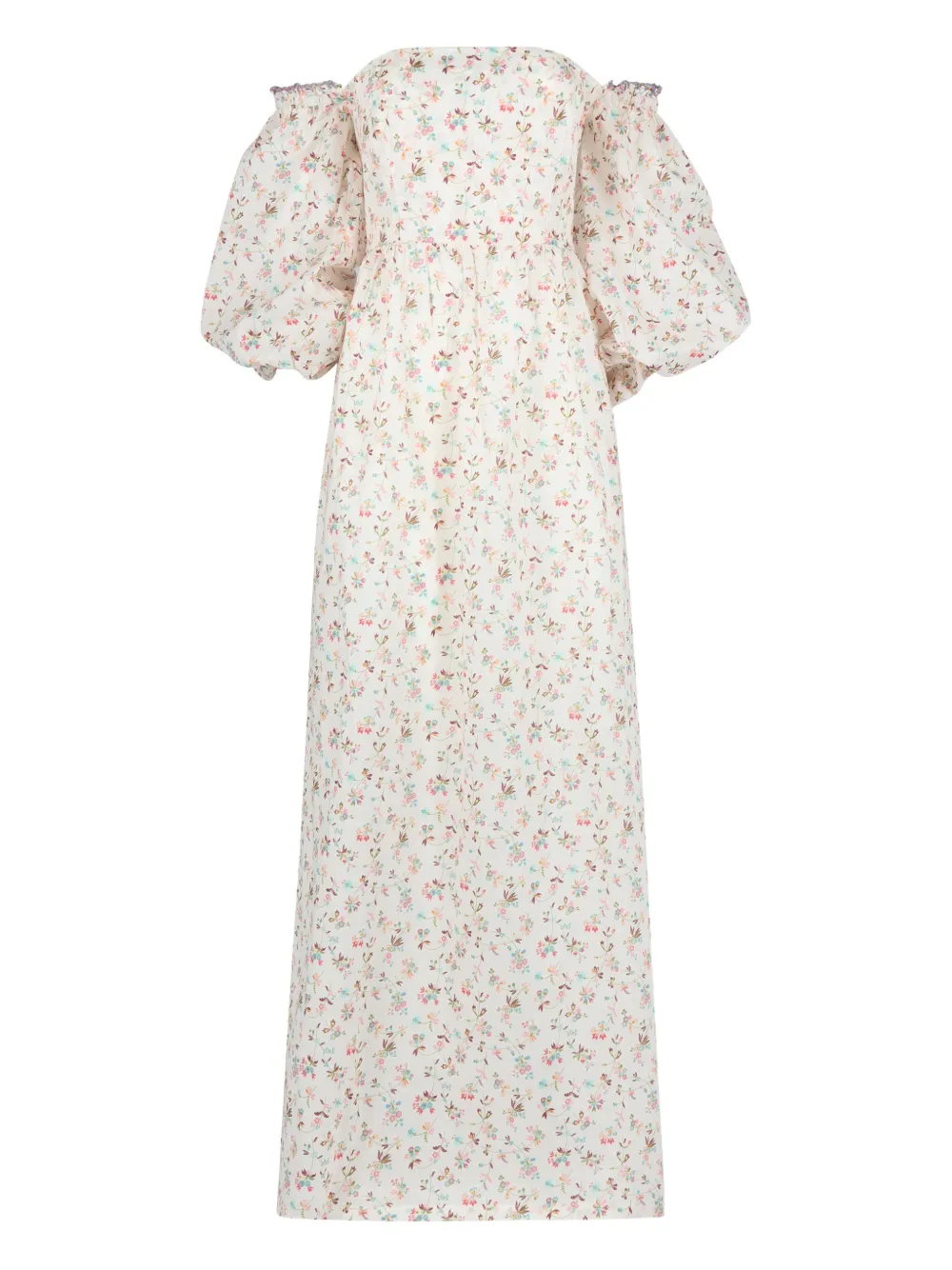 Anjuna Farah Floral-print Puff-sleeve Maxi Dress
