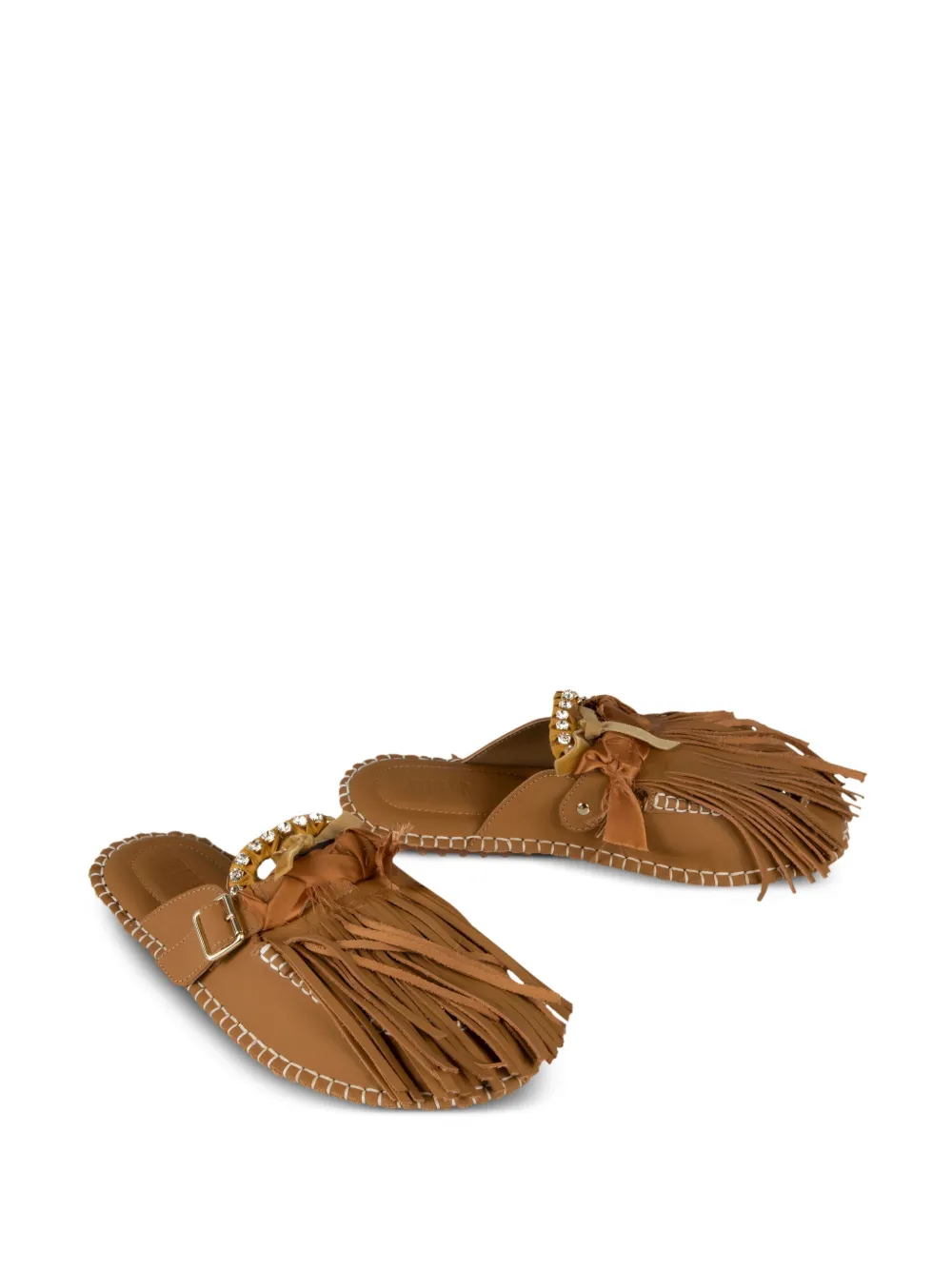 13 09 SR fringed mules | Flat Mules | Image 2