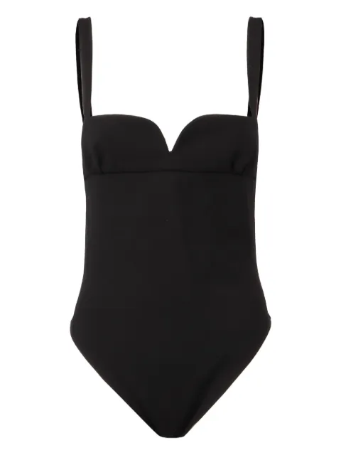 Magda Butrym strapless sweetheart swimsuit