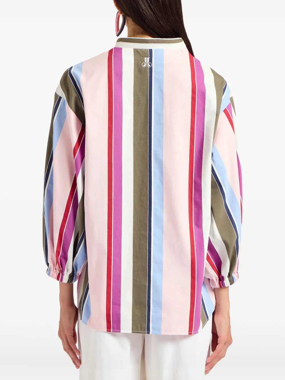 La DoubleJ Jackie striped balloon-sleeve blouse | Blouses | Image 2