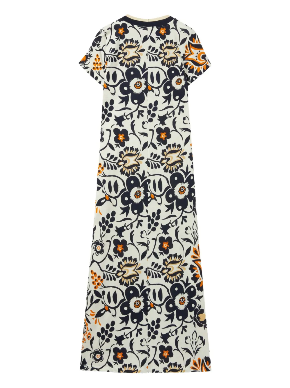La DoubleJ Jurk met bloemenprint Wit