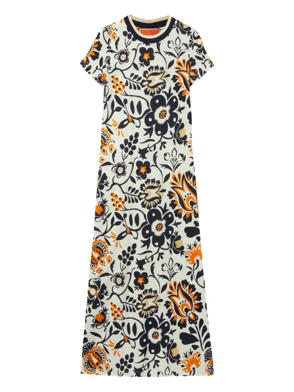 La DoubleJ Jurk met bloemenprint Wit