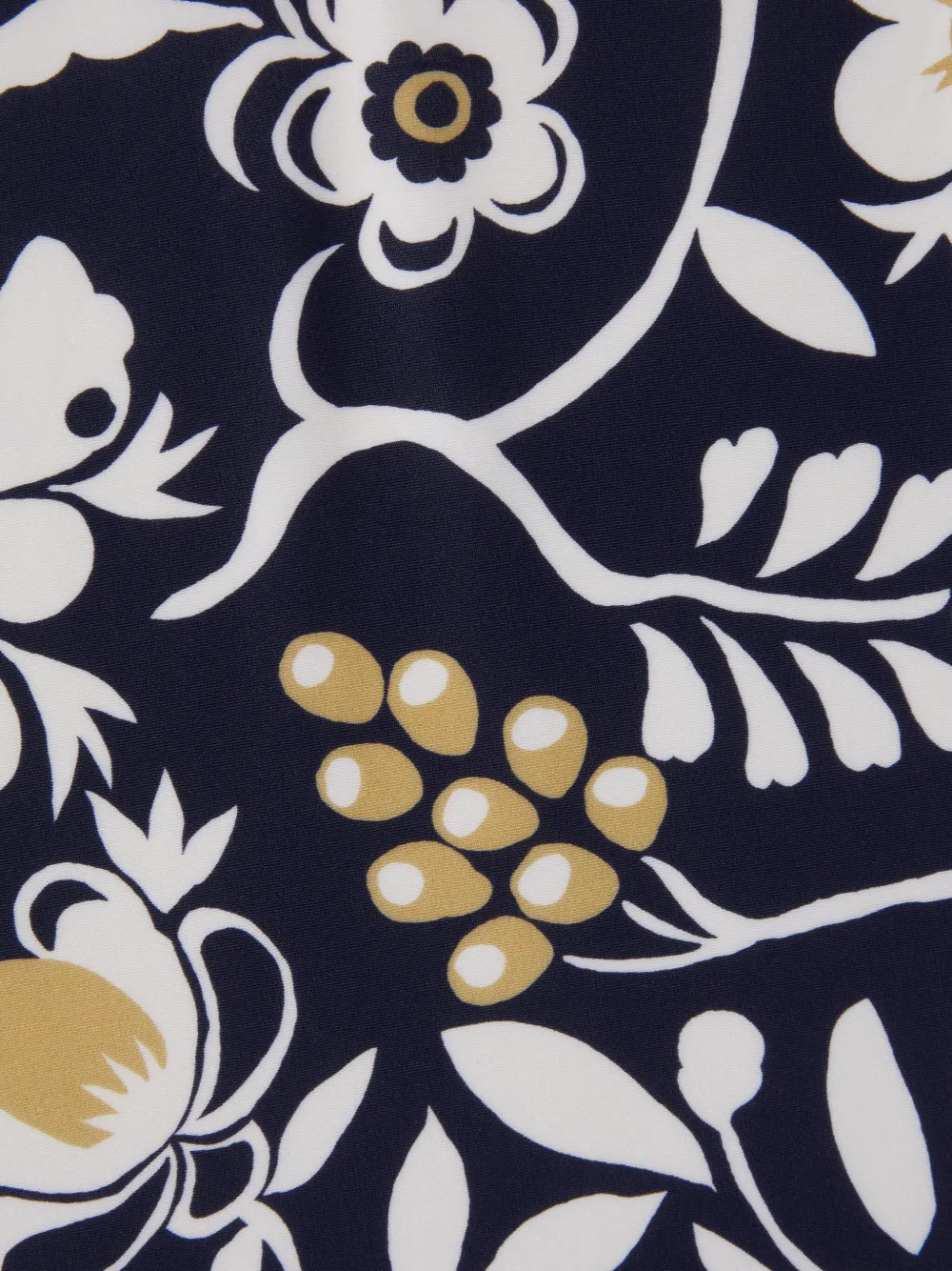 La DoubleJ Badpak met halternek en bloemenprint Blauw