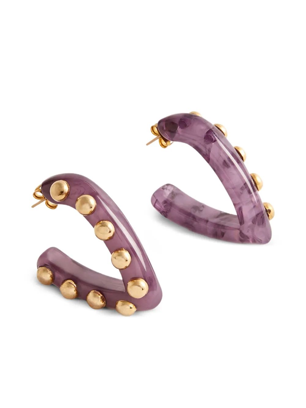 LA DOUBLEJ MINI DEW EARRINGS 