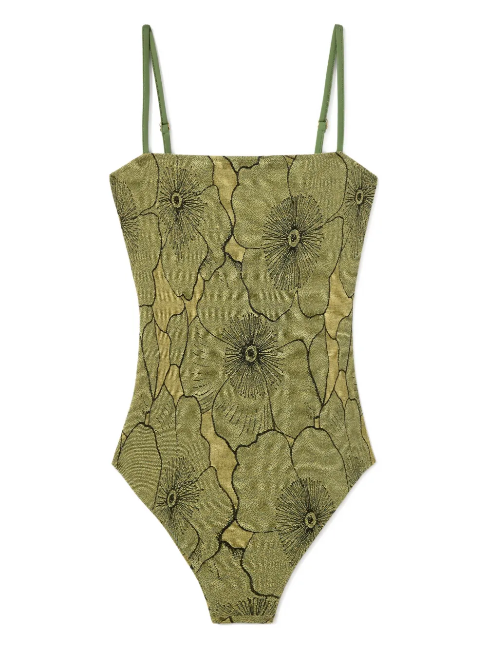 La Doublej Floral-print Swimsuit