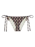 La DoubleJ fish-print bikini bottom - Blue