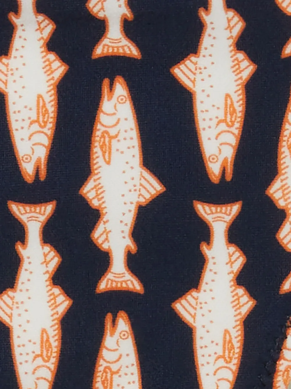 La DoubleJ Bikinislip met vissenprint Blauw