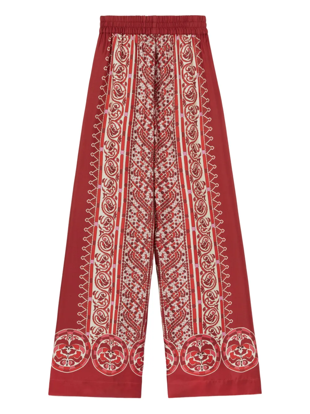 Shop La Doublej Silk Palazzo Pants
