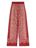 La DoubleJ silk palazzo pants - Red