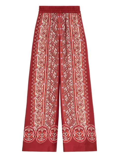 La DoubleJ silk palazzo pants