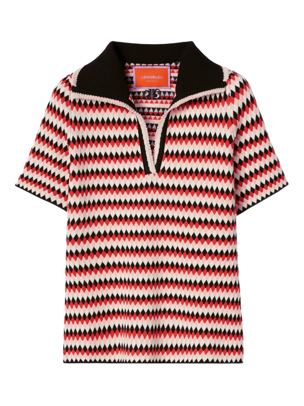 logo-embroidered t-shirt