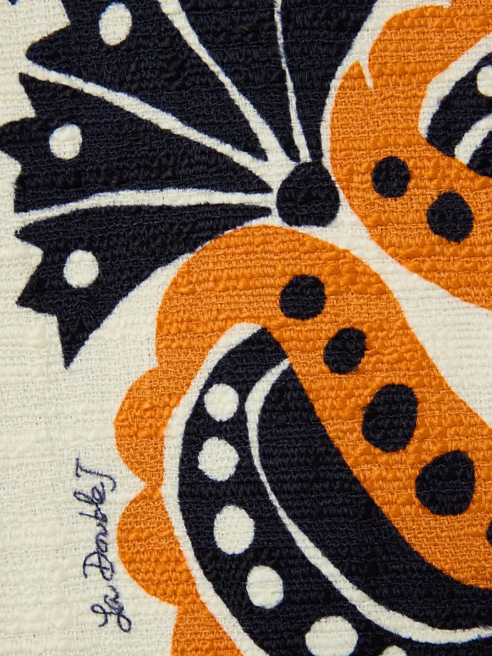 La DoubleJ Racer mini-jurk met bloemenprint Wit