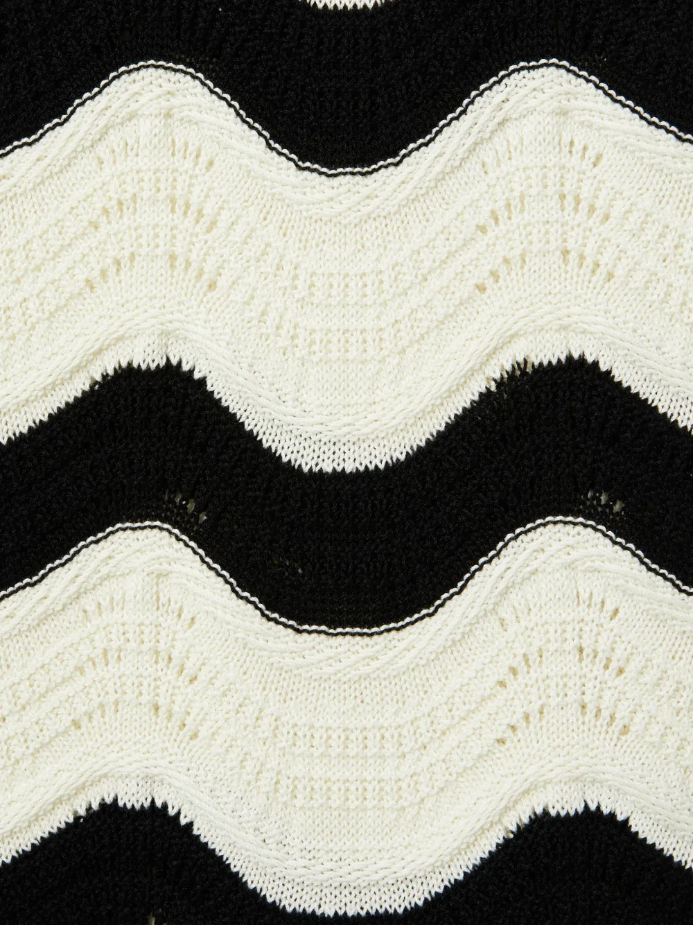 La DoubleJ chevron-wave maxi skirt Beige