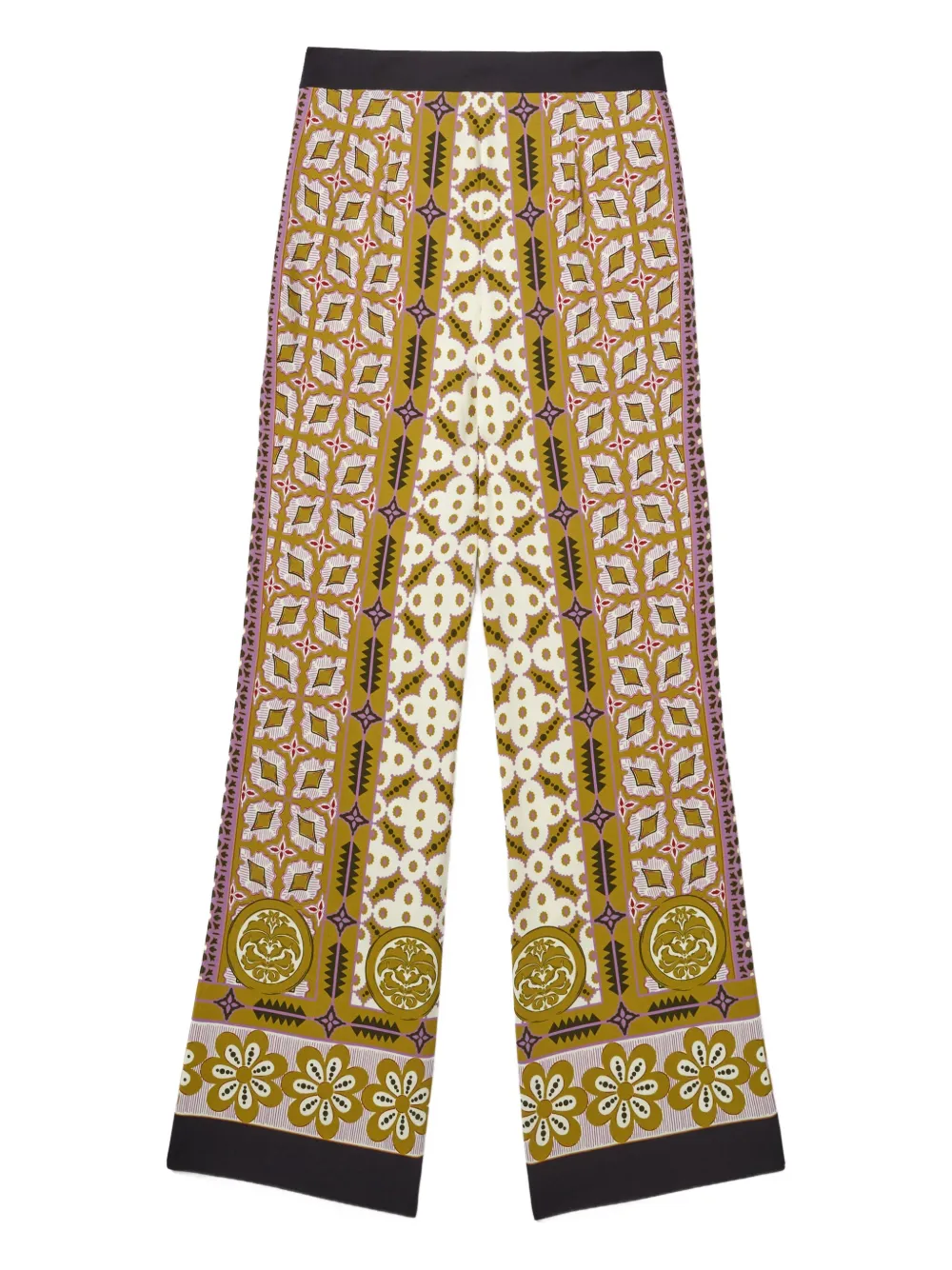 La DoubleJ printed trousers Roze