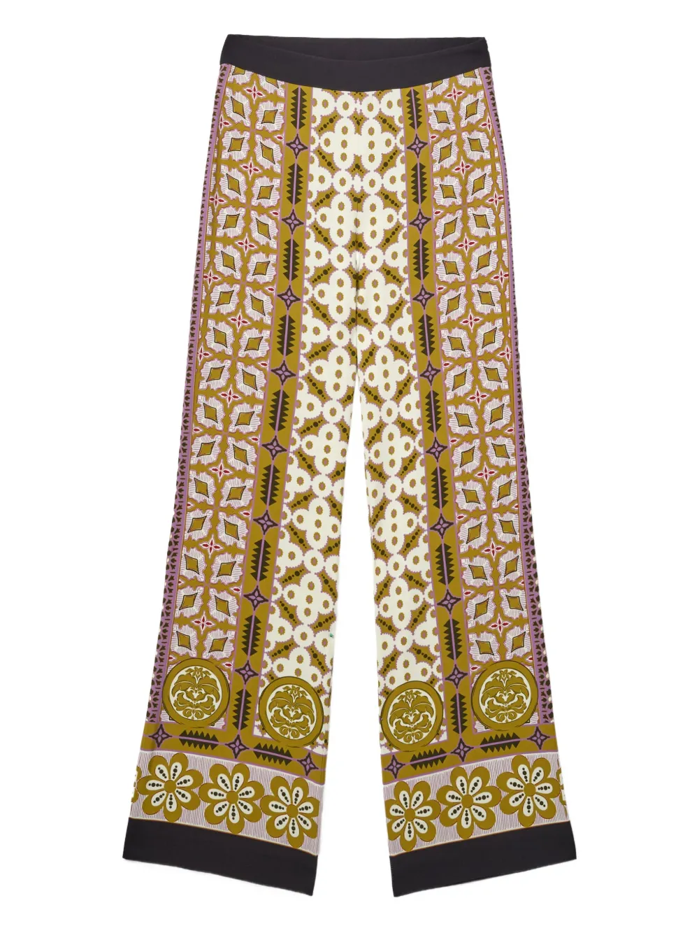 La DoubleJ printed trousers Roze