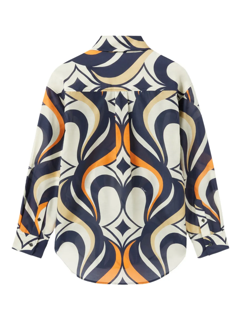 La DoubleJ Better Than Your Boyfriend blouse met abstracte print Blauw