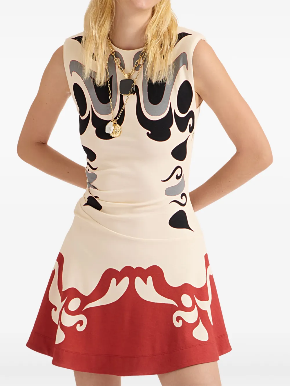 La DoubleJ Lela mini-jurk - Wit