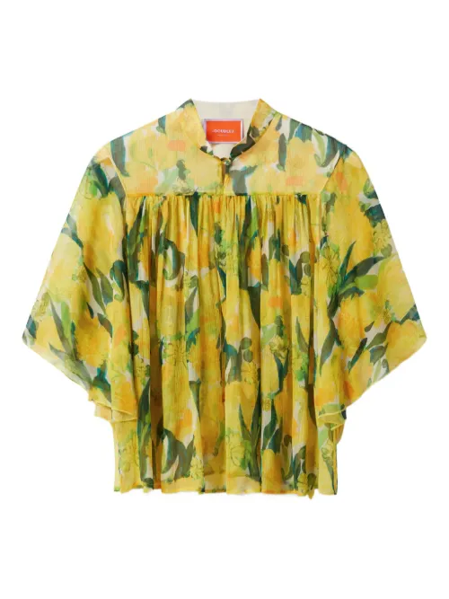 Blouse à imprimé citron - La DoubleJ - Modalova