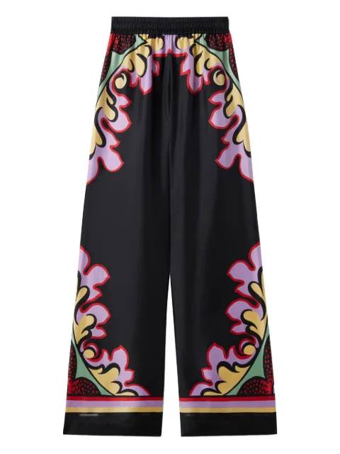 La DoubleJ floral-print trousers