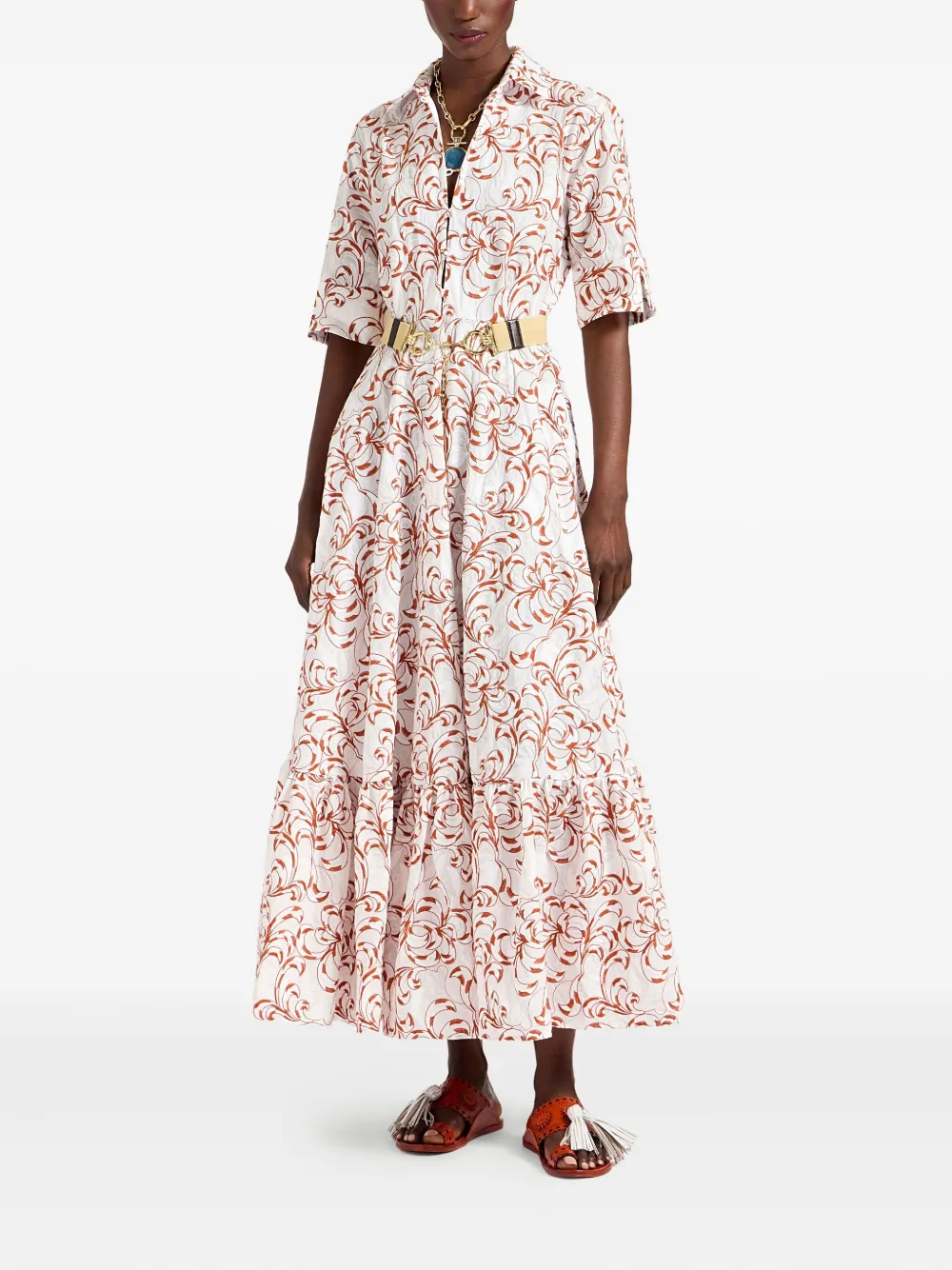 La DoubleJ Midi-jurk - Wit