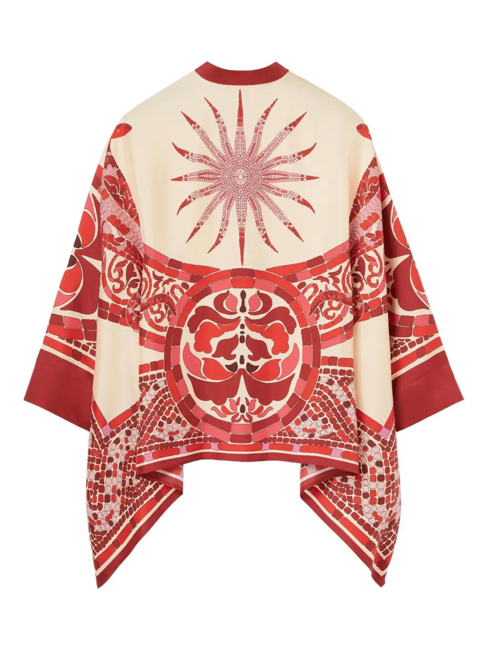 La DoubleJ Zijden foulard blouse Rood