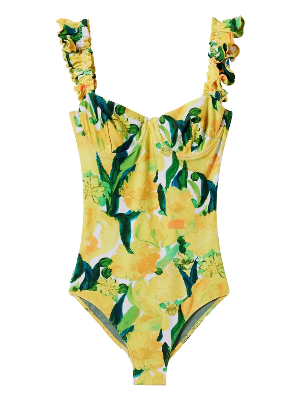 floral swimsuit