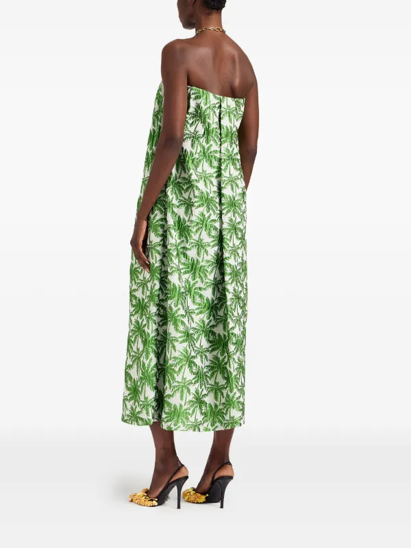 slim fit dress slacks Ann Marie Maxi Dress - Jungle Vines main image 1