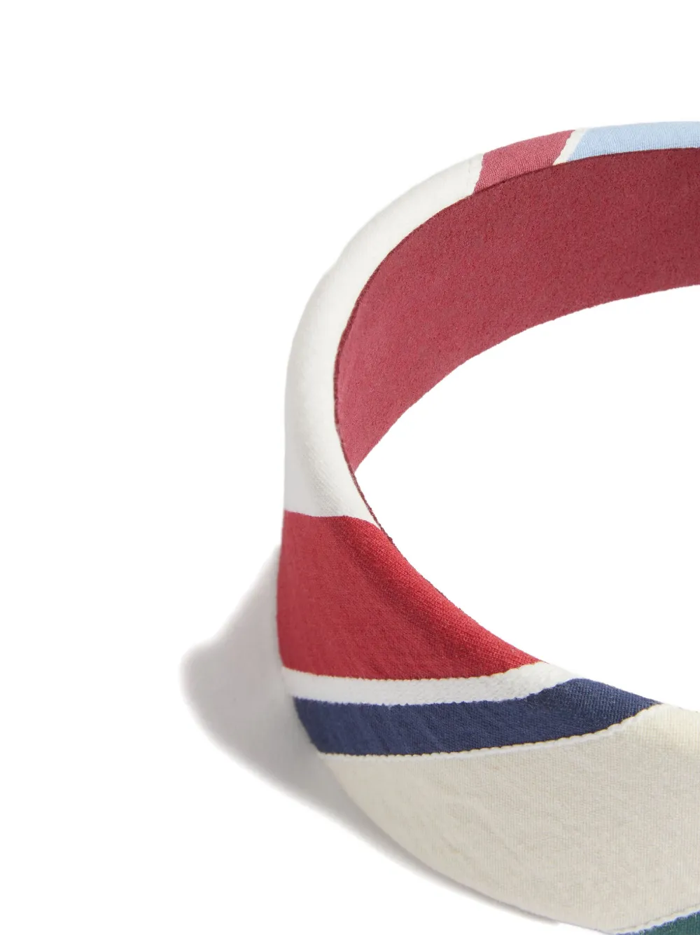 La DoubleJ striped headband Wit