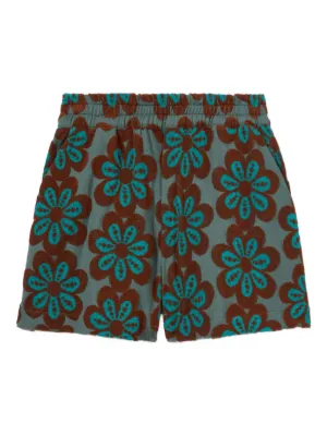 Undercover ローズプリント ショートパンツ | レッド | FARFETCH JP