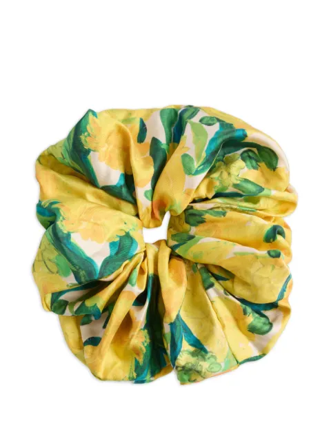 La DoubleJ floral-print scrunchie