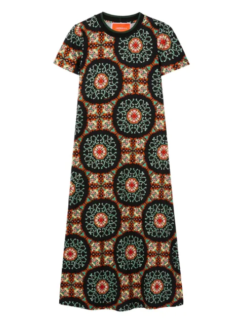 La DoubleJ Sporty Swing short-sleeve midi dress