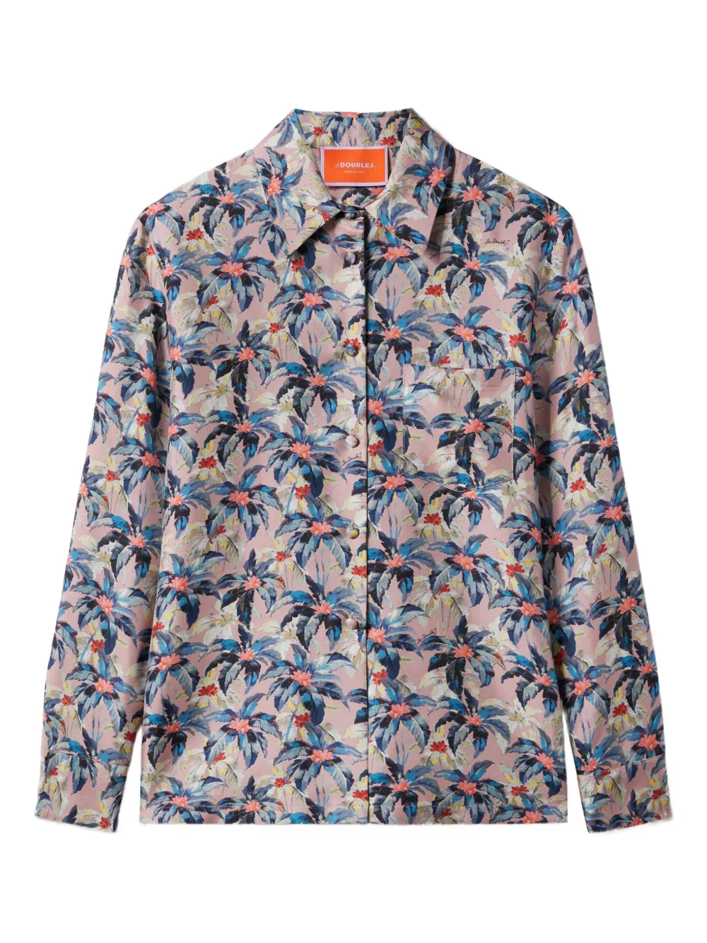floral-print shirt