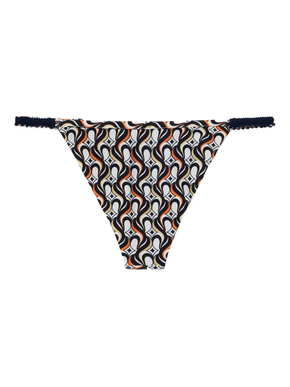 La DoubleJ Fonda bikinislip met geometrische print Wit