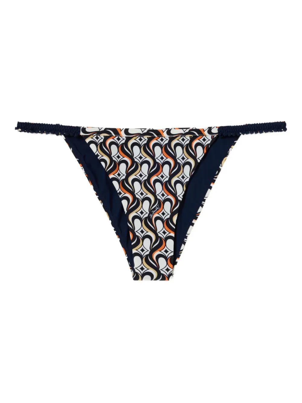 La DoubleJ Fonda bikinislip met geometrische print Wit
