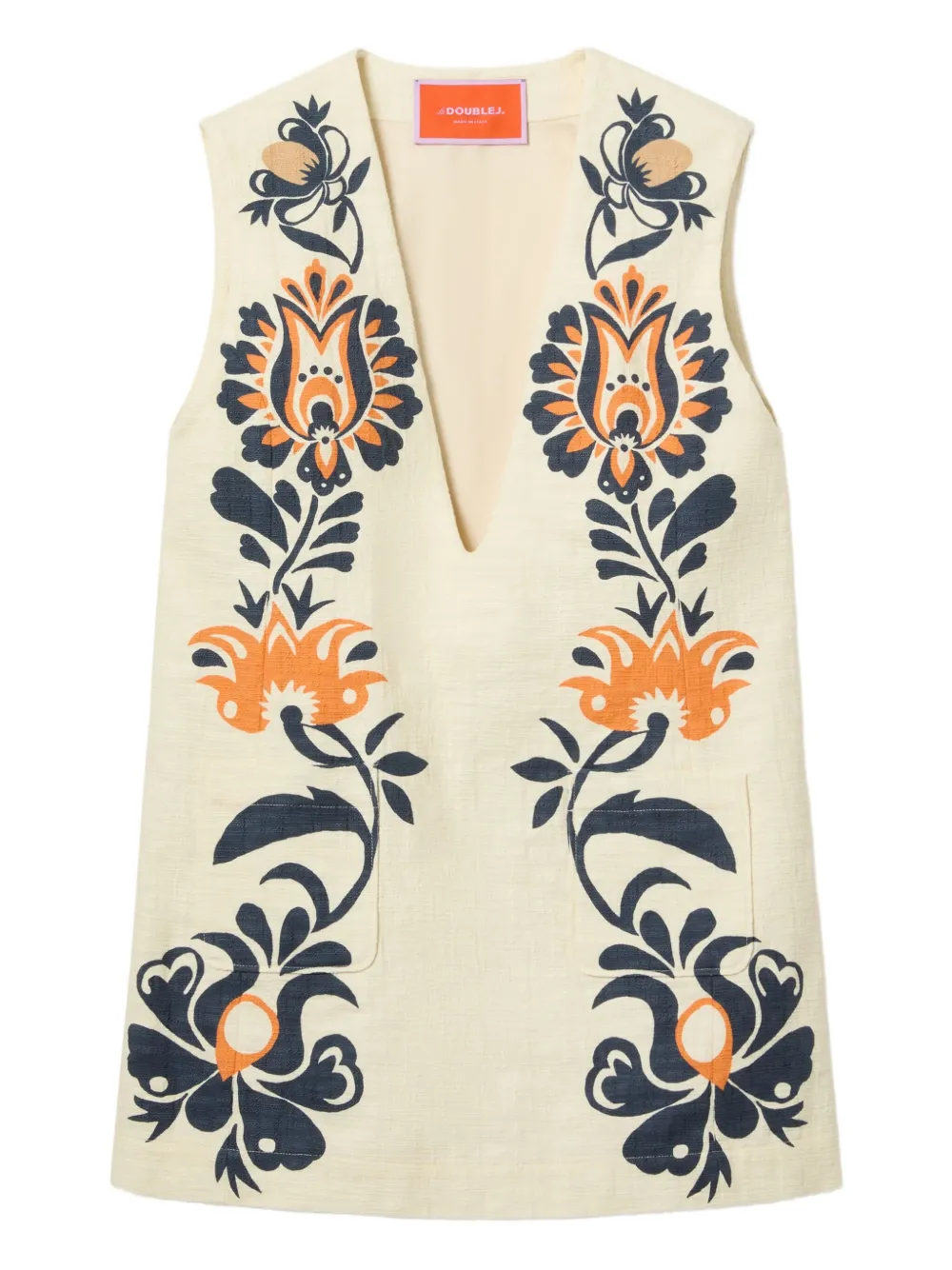 La Doublej Floral Sleeveless Tunic Dress