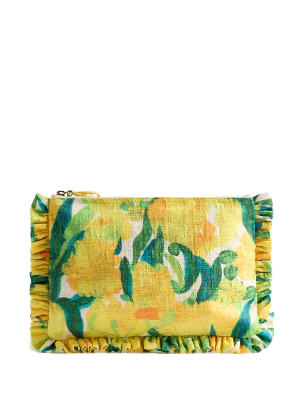La Doublej Floral-print Clutch Bag