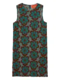 La DoubleJ Racer floral-print mini dress - Green