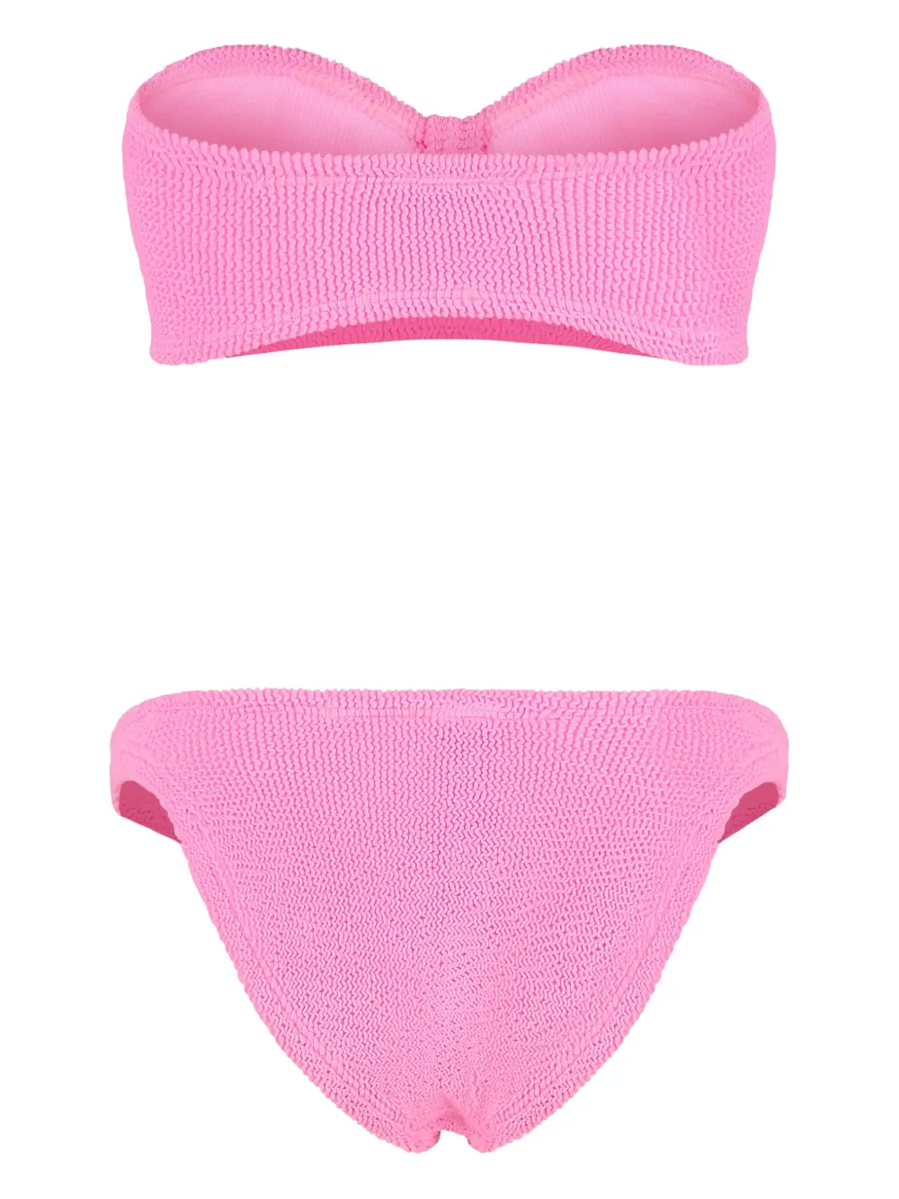 Tina textured bandeau bikini