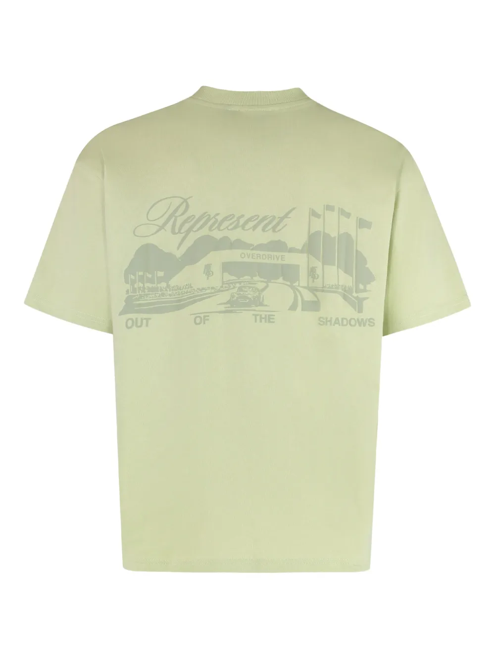 Represent graphic-print T-shirt - Groen