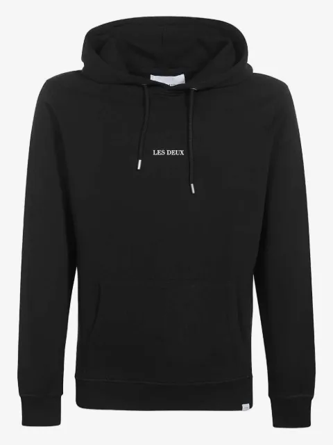 Les Deux Lens Hoodie mit Logo-Stickerei
