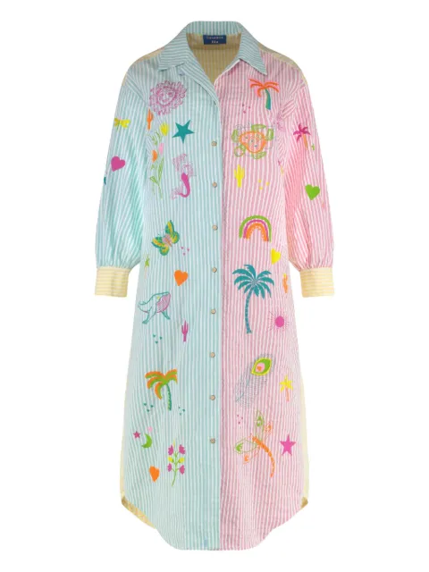 SUSANNA BLU vestido camisero Giglio