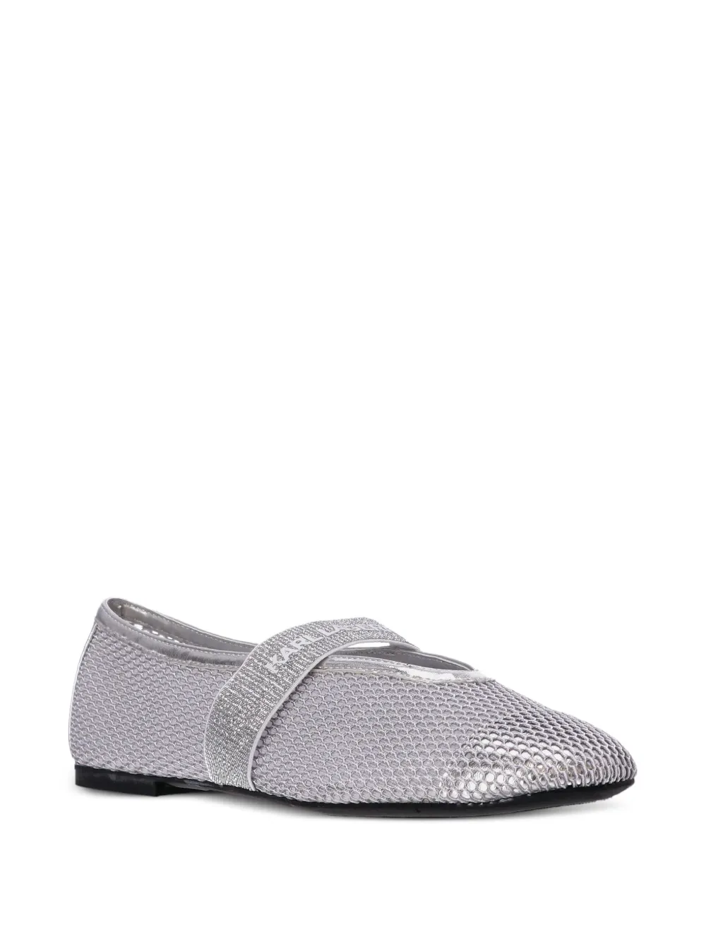 Karl Lagerfeld mesh ballerina shoes | Image 2
