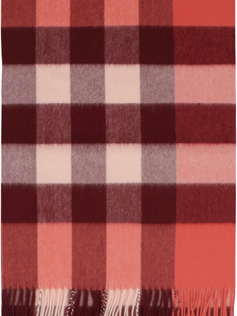 Burberry Geruite sjaal Rood