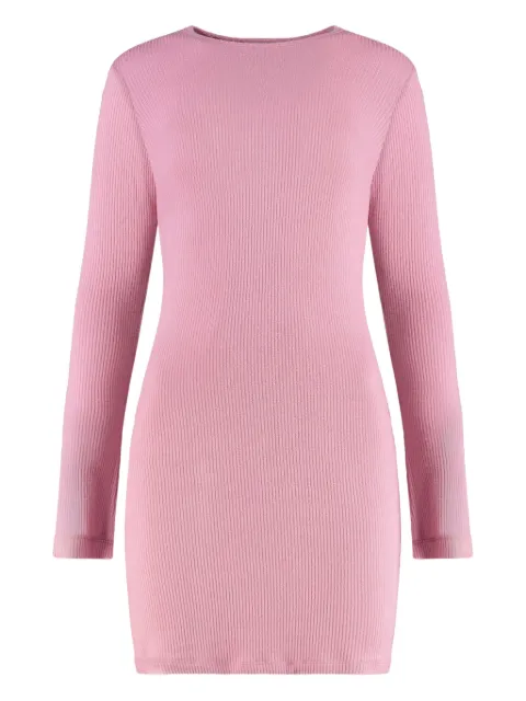 SABLYN Kelly ribbed long-sleeve mini dress