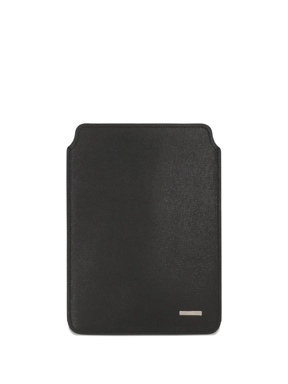 FENDI textured leather tablet case Zwart